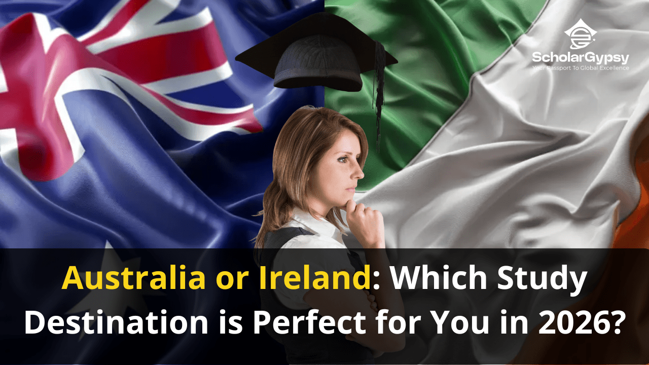 Are you planning to study abroad but confused between Australia and Ireland? You’re not alone! Both destinations are globally recognized for their exceptional education systems, student-friendly environments, and post-study work opportunities. As one of the Top Study Abroad Consultancies in Kerala, Scholar Gypsy Study Abroad helps thousands of students make informed decisions about where to pursue their international education dreams. In this blog, we’ll compare Australia vs. Ireland across multiple factors — from top universities and courses to costs, scholarships, and visa processes — to help you choose the best destination for your academic journey. If you are searching for the Best Study Abroad Consultancy in Trivandrum or the Best Overseas Consultancy in Kerala, this guide will help you explore every key aspect before taking your next big step toward studying abroad. 🌍 What You’ll Learn in This Blog Top Courses in Australia vs Ireland Education System Comparison: Ireland vs Australia Eligibility Criteria for Indian Students Top 10 Australian Universities (QS World University Rankings 2025) Top 10 Irish Universities (QS World University Rankings 2025) Cost of Studying in Australia vs Ireland for Undergraduate Courses Scholarships Available in Both Countries Application and Visa Process Takeaway – Final Thoughts by Scholar Gypsy Study Abroad Overview: Australia vs Ireland for International Students Did you know that Australia has more than 40 universities, with 6 ranking in the Top 100 globally according to the QS World University Rankings 2025? In contrast, Ireland, though smaller in size, is home to world-renowned institutions such as Trinity College Dublin and University College Dublin, both excelling in fields like business, technology, and healthcare. Australia offers generous post-study work opportunities, allowing graduates to stay for 2–4 years depending on their qualification level. Meanwhile, Ireland grants a 2-year post-study work visa, making it highly attractive for international graduates. Each country offers its unique benefits — from education quality and living costs to research exposure and global networking — making the choice between Australia and Ireland a crucial one. 🎓 Top Courses in Australia vs Ireland When it comes to popular study programs, both destinations have strong offerings for international students: Popular Courses in Australia Popular Courses in Ireland BBA in Australia Business Analytics MBA in Australia Digital Marketing Healthcare Courses Artificial Intelligence BE/B.Tech Computer Science Accountancy Data Science Australia is particularly strong in engineering, business, and healthcare, while Ireland stands out in data-driven fields such as AI, digital marketing, and analytics, thanks to its thriving tech industry. 📚 Education System Comparison: Ireland vs Australia for Masters/Graduation Category Australia Ireland Education System 42 universities, globally ranked and research-oriented. 9 universities and 14 Institutes of Technology with a focus on innovation. Class Size Larger, but supported with excellent academic resources. Smaller, ensuring personalized learning experiences. Specialties Natural sciences, technology, humanities. Literature, pharmaceuticals, technology, and history. International Students 700,000+ international students annually. 35,000+ international students from 160+ countries. Both systems promote innovation and cultural diversity, but Ireland’s smaller institutions ensure closer student-teacher interactions. 📄 Eligibility Criteria for Indian Students Requirement Australia Ireland Academic Credentials Minimum 60% in Class XII for Diploma; 65%+ for Bachelor’s; 3–4 year Bachelor’s degree for Master’s. Class XII or Bachelor’s degree depending on the program. Standardized Tests IELTS/TOEFL mandatory; GRE/GMAT for certain courses. TOEFL/IELTS generally required, depending on the course. Additional Documents SOPs, LORs, resumes, essays. SOPs, LORs, resumes, and personal essays as required. 🏫 Top 10 Australian Universities (QS World University Rankings 2025) University Rank (2025) The University of Melbourne #13 The University of Sydney #18 The University of New South Wales #19 Australian National University #30 Monash University #37 The University of Queensland #40 The University of Western Australia #77 The University of Adelaide #82 University of Technology Sydney #88 Macquarie University #133 Australia’s universities consistently perform well in global rankings, reflecting strong research infrastructure and industry partnerships. Top 10 Irish Universities (QS World University Rankings 2025) University Rank (2025) Trinity College Dublin #87 University College Dublin #126 University of Galway #273 University College Cork #273 The University of Limerick #421 Dublin City University #421 Maynooth University #801–850 Technological University Dublin #851–900 Ireland’s institutions focus heavily on innovation, technology, and global employability, offering strong connections with multinational companies like Google, Facebook, and Microsoft. 💰 Cost of Studying in Australia vs Ireland (Undergraduate Courses) Particulars Ireland Australia Average Tuition Fee BSc: ₹5.9L BSc: ₹15.05L BTech: ₹6.2L BTech: ₹20.74L BBA: ₹5.5L/year BBA: ₹16.8L/year Average Living Expense ₹9.5L/year ₹15.82L/year Course Duration 3–4 years 3–4 years Exams Accepted IELTS/TOEFL IELTS/TOEFL While Australia is more expensive, it offers broader post-study work opportunities and higher salary potential. Ireland provides excellent value for students seeking European exposure at a more affordable rate. 🎓 Scholarships in Australia vs Ireland Both countries offer generous scholarships for international students. Top Scholarships in Australia: Griffith Remarkable Scholarship Federation University Future Leader Scholarship Monash International Scholarship for Excellence Global Excellence Postgraduate Scholarships Western Sydney International Scholarships Top Scholarships in Ireland: Trinity Business School Scholarship DCU International Merit Scholarships O’Connor Scholarship University of Galway Postgraduate Merit Scholarship Quercus Entrance Scholarships These scholarships can significantly reduce tuition costs and recognize students with outstanding academic potential. ✈️ Application and Visa Process Process Australia Ireland Visa Type Student Visa (subclass 500) Irish Study Visa Key Documents Enrollment proof, financial documents, health insurance, SOP, English test scores Proof of acceptance, sufficient funds, health insurance, English proficiency Processing Time Several weeks (apply early) Generally quick (2–4 weeks) Both countries have straightforward online visa systems, but applying early ensures smoother approval. 🧭 Takeaway Choosing between Australia and Ireland depends on your academic interests, budget, and career goals. Australia offers globally ranked universities, extensive research options, and longer post-study work rights. Ireland provides affordable education, smaller class sizes, and career opportunities in Europe’s tech hub. Both are excellent choices for Indian students, and the decision should align with your long-term career ambitions. 🌟 Scholar Gypsy Study Abroad – Your Trusted Partner for Overseas Education At Scholar Gypsy Study Abroad, we specialize in helping students from Kerala and across India achieve their global education dreams with personalized guidance, transparent counseling, and application support. As the Top Study Abroad Consultancy in Kerala, we provide complete assistance — from university shortlisting and visa documentation to pre-departure support. Whether you’re aiming for Australia or Ireland, our expert counselors at Scholar Gypsy, the Best Study Abroad Consultancy in Trivandrum and the Best Overseas Consultancy in Kerala, ensure you make the right choice for a successful international career. Ready to take the next step in your study abroad journey? 👉 Contact Scholar Gypsy Study Abroad today and begin your path toward global education success!